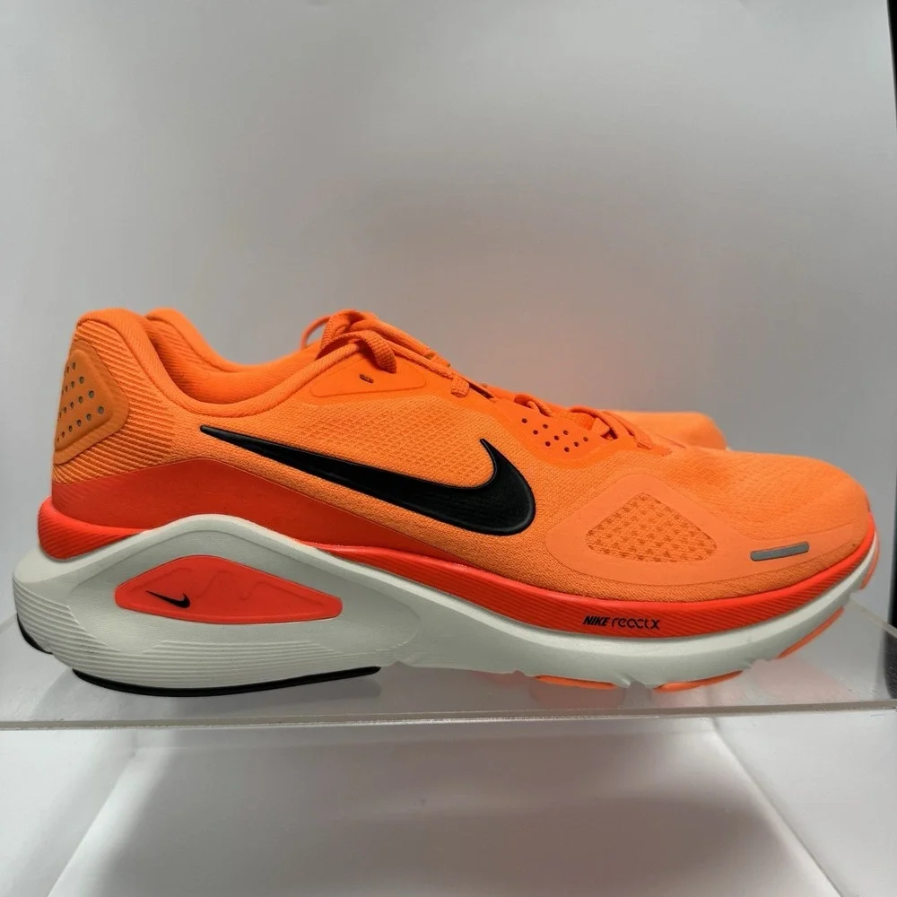 Nike Air Structure 26 Total Orange HJ1102-800 Stability Running Men's Size 10.5